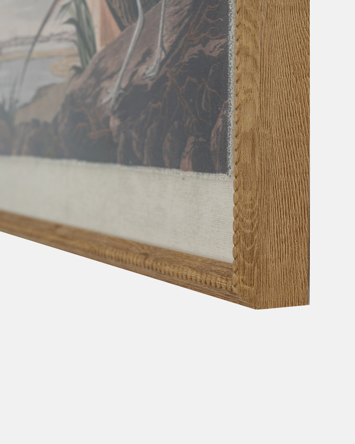 Curlews on Linen Framed Print