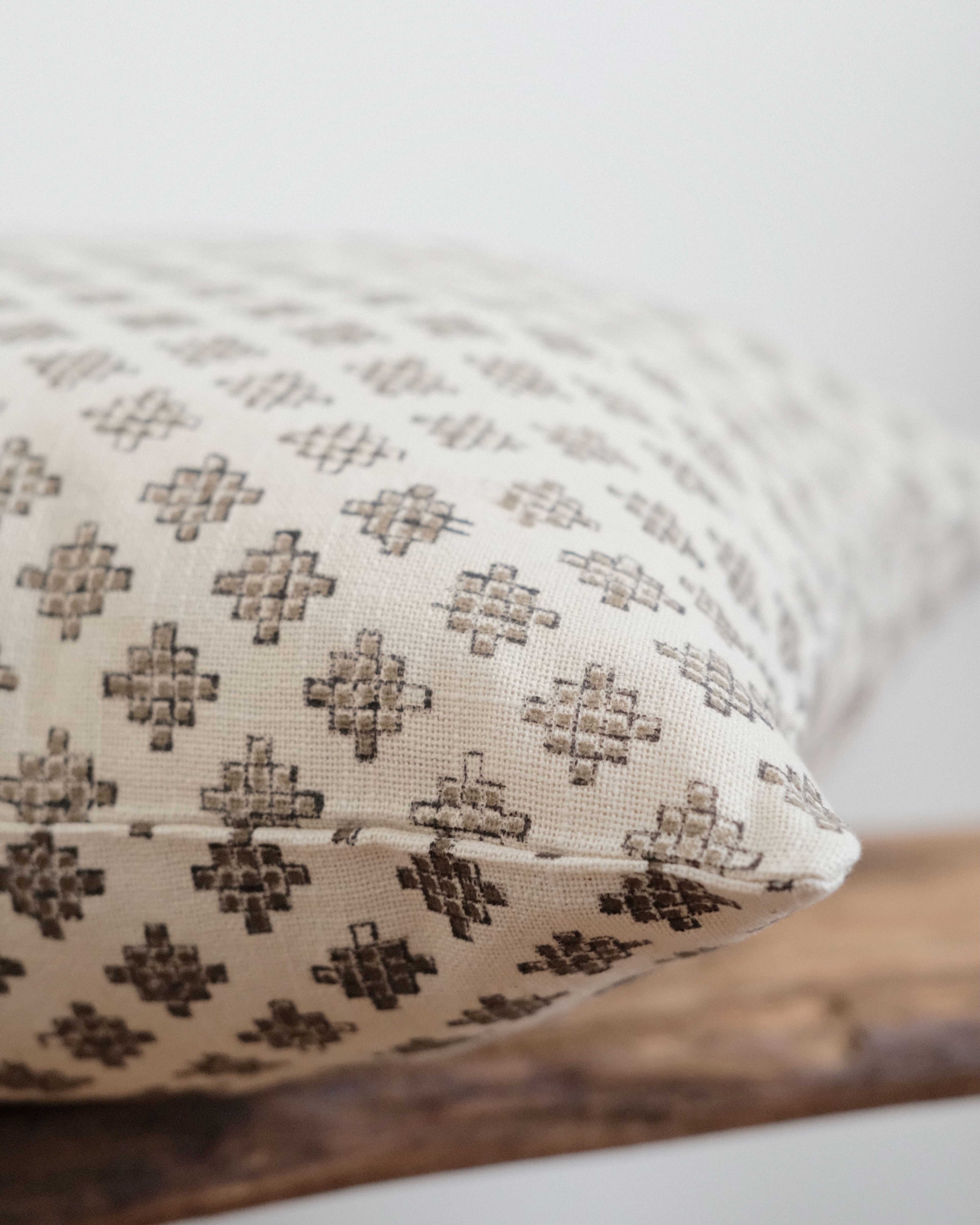 Devi Block Print Cushion Cover