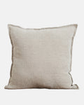 Freja Cushion Cover Oatmeal with Khaki Stripe