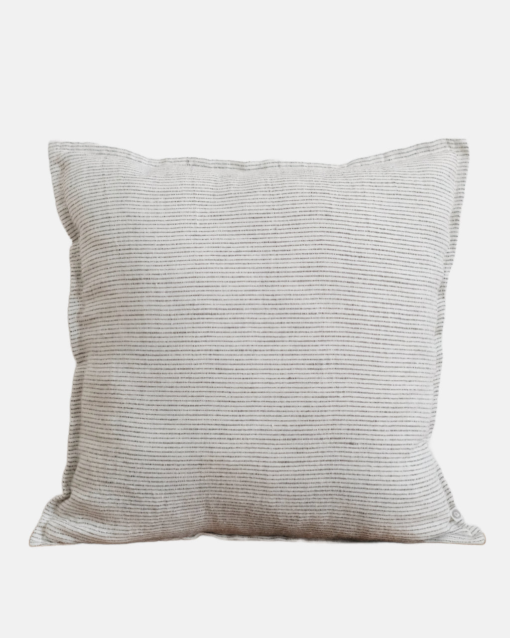 Freja Cushion Cover Ivory with Charcoal Stripe