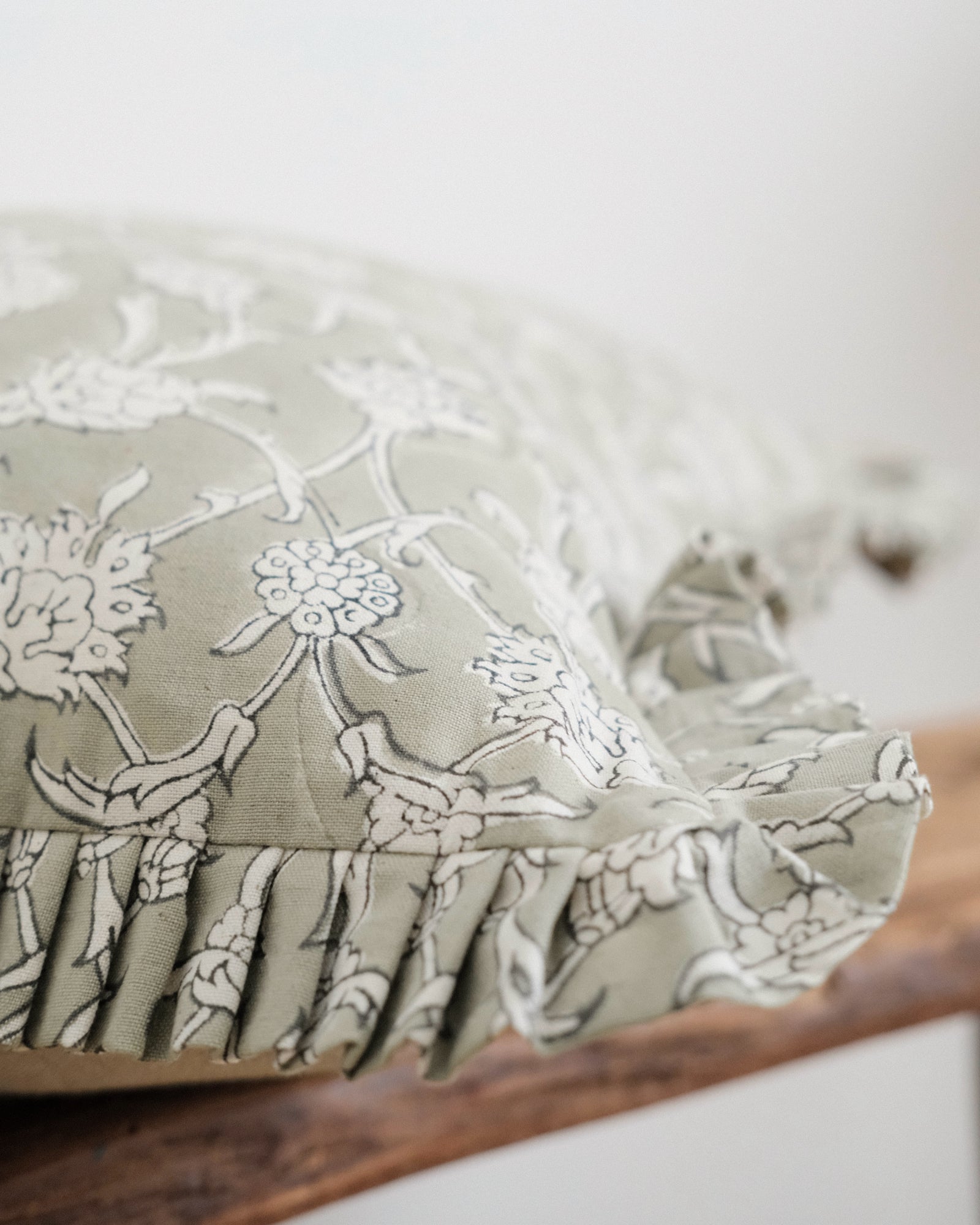 Aria Block Print Cushion Cover