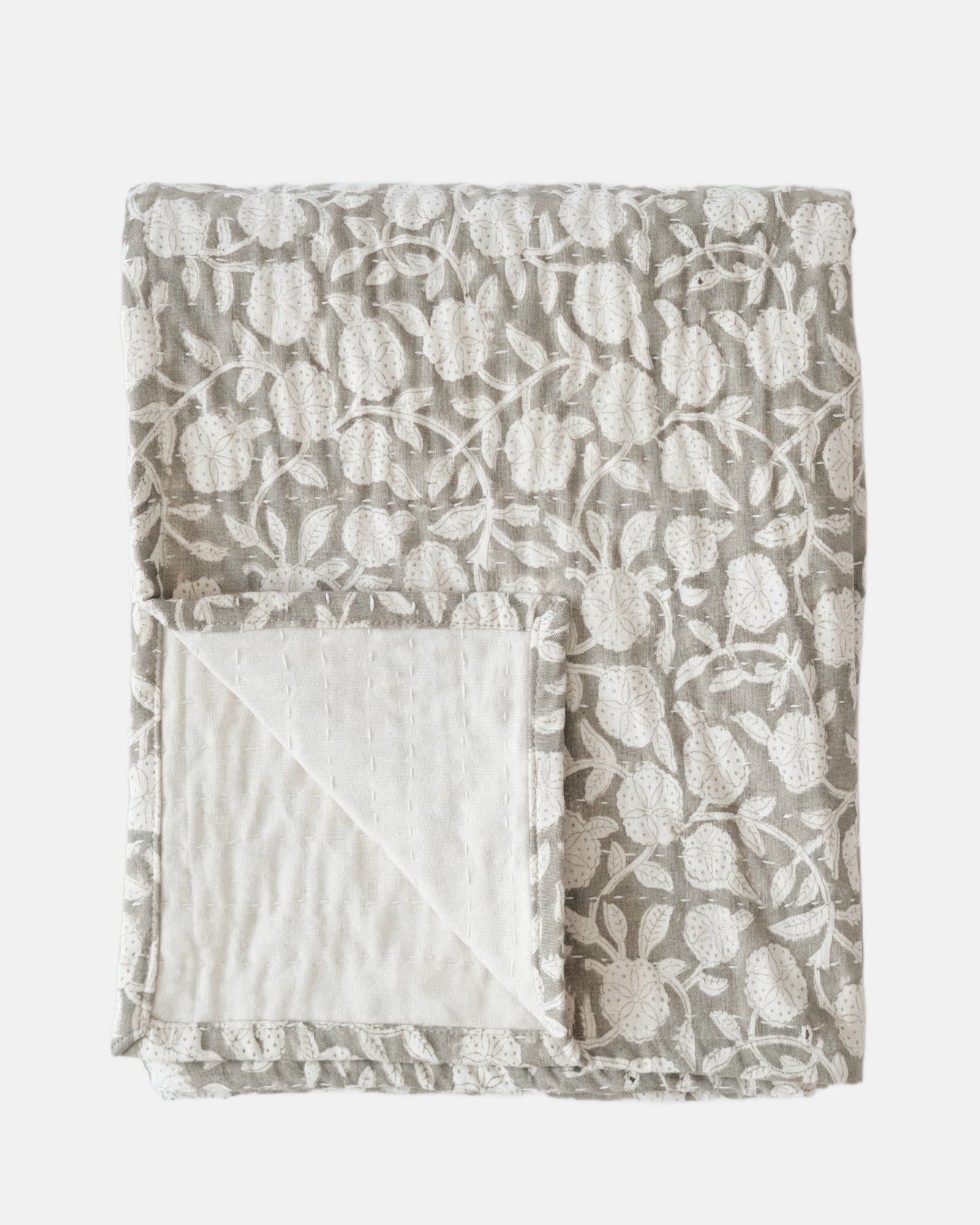 Shivanna Block Print Bedspread