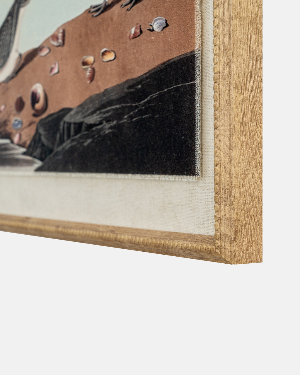 Stints on Linen Framed Print